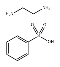 Benzenesulfonic acid, 4-C10-14-alkyl derivs., compds. with ethylenediamine (1:1) Struktur