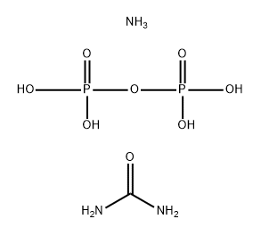 Diphosphoric acid, reaction products with urea, diammonium salts|