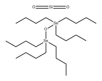 Distannoxane, hexabutyl-, reaction products with silica 结构式