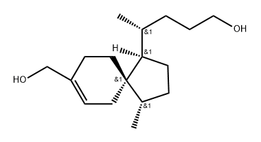 Spiro[4.5]dec-7-ene-1-butanol, 8-(hydroxymethyl)-δ,4-dimethyl-, [1R-[1α(R*),4β,5β]]- (9CI) 结构式