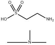 Ethanesulfonic acid, 2-amino-, N-C6-18 acyl derivs., compds. with trimethylamine,90367-00-3,结构式