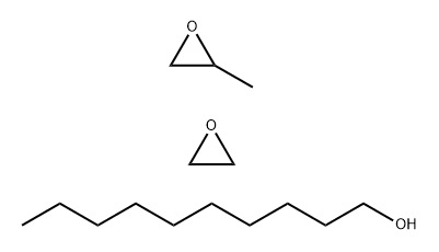 Oxirane, methyl-, polymer with oxirane, decyl ether Structure