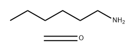 Formaldehyde, reaction products with 1-hexanamine Structure