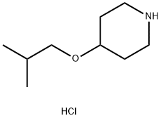 4-异丁氧基哌啶盐酸盐 结构式