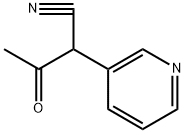3-Pyridineacetonitrile, α-acetyl- Struktur
