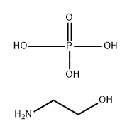 Phosphoric acid, bis(C8-18 and C18-unsatd. branched and linear alkyl) esters, compds. with ethanolamine Struktur