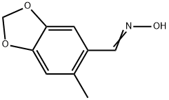 6-Methyl-1,3-benzodioxole-5-carboxaldehyde oxime,90564-04-8,结构式