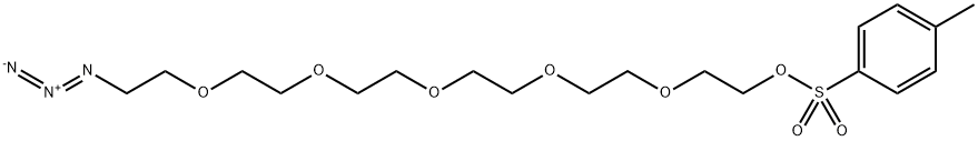 叠氮-六聚乙二醇-对甲基苯磺酰酯, 906007-10-1, 结构式