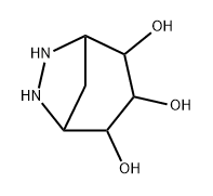 myo-Inositol,  4,5,6-trideoxy-4,6-hydrazo-  (9CI) Structure