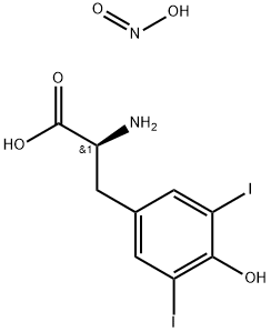 3,5-Diiodo-L-tyrosine nitrite (salt) Structure