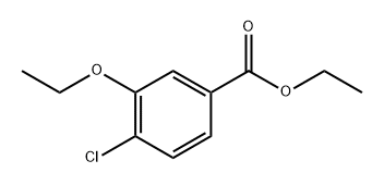 4-Chloro-3-ethoxybenzoic acid ethyl ester,909853-92-5,结构式