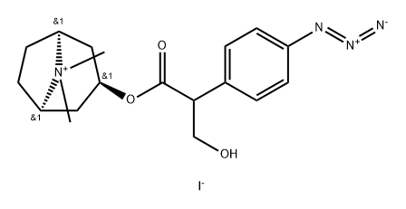 4-Azidoatropine methiodide,90991-00-7,结构式
