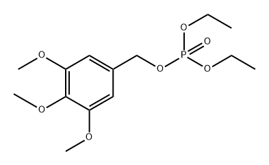 Diethyl 3,4,5-trimethoxybenzyl Phosphate 化学構造式
