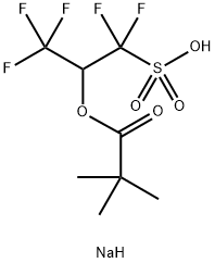1,1,3,3,3-五氟-2-(新戊酰基氧基)丙烷-1-磺酸钠,911683-72-2,结构式