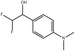 1-(4-(DIMETHYLAMINO)PHENYL)-2,2-DIFLUOROETHAN-1-OL, 911837-75-7, 结构式