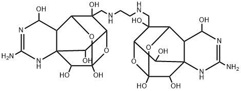 N,N'-ethylenediamineditetrodotoxin 化学構造式