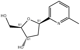 1β-(6-methylpyridin-2-yl)-1,2-dideoxy-D-ribofuranose,912840-29-0,结构式