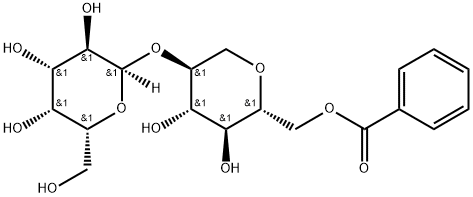 D-Glucitol, 1,5-anhydro-2-O-α-D-galactopyranosyl-, 6-benzoate Structure