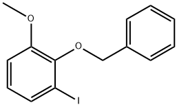 2-(Benzyloxy)-1-iodo-3-methoxybenzene 化学構造式