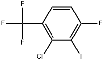 2-Chloro-4-fluoro-3-iodo-1-(trifluoromethyl)benzene Structure