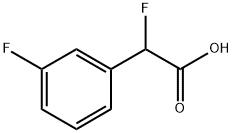 Benzeneacetic acid, α,3-difluoro- Struktur
