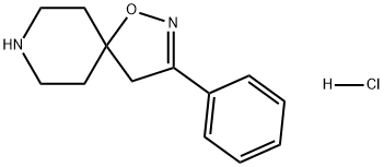 1-Oxa-2,8-diazaspiro[4.5]dec-2-ene, 3-phenyl-, hydrochloride (1:1) Struktur