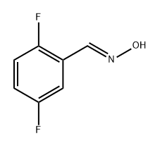 (NE)-N-[(2,5-difluorophenyl)methylidene]hydroxylamine Structure