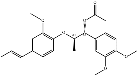 ACETYLVIROLIN, 916264-22-7, 结构式