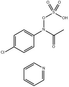 Hydroxylamine-O-sulfonic acid, N-acetyl-N-(4-chlorophenyl)-, compd. with pyridine (1:1) (9CI)