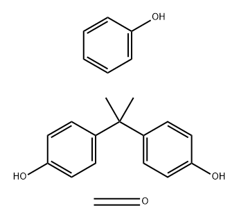 Formaldehyde, reaction products with bisphenol A and phenol Structure