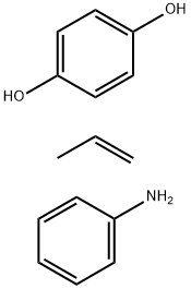 1,4-Benzenediol, reaction products with aniline, tetrapropylene derivs. 结构式