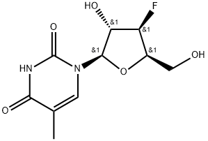 3'-Deoxy-3'-fluoro-5-methyl-xylo-uridine Structure