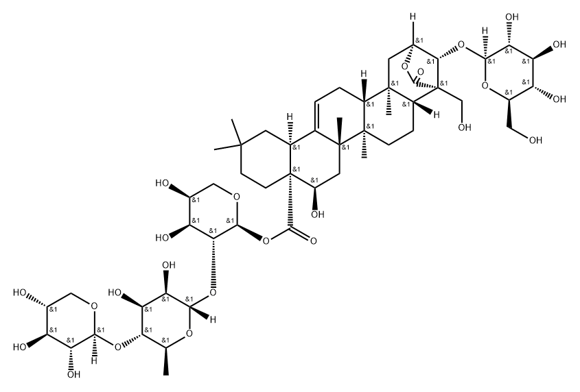 プラチコシドM-3 化学構造式