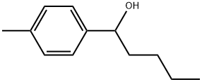 Benzenemethanol, α-butyl-4-methyl- Struktur