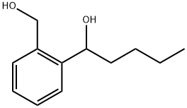 1,2-Benzenedimethanol, α1-butyl- Structure