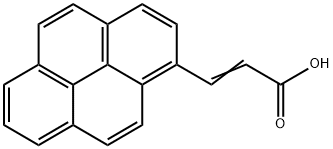 3-(pyren-1-yl)acrylic acid Struktur