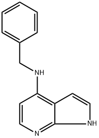 Benzyl-(1H-pyrrolo[2,3-b]pyridin-4-yl)-amine,918513-64-1,结构式