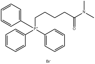 [5-(Dimethylamino)-5-oxopentyl](triphenyl)phosphonium bromide,91856-55-2,结构式