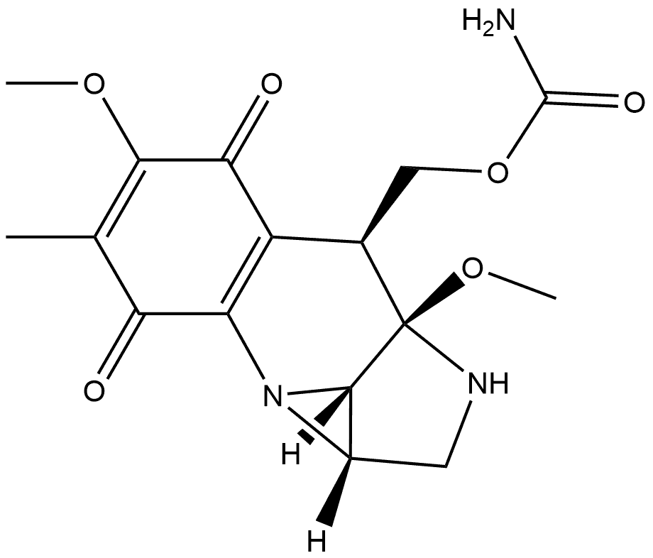 2,7b-Diazabenzo[f]cycloprop[cd]indene-4,7-dione, 3-[[(aminocarbonyl)oxy]methyl]-1,2,2a,3,7c,7d-hexahydro-2a,5-dimethoxy-6-methyl-, (2aR,3S,7cS,7dS)- (9CI)