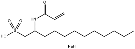 Sodium 2-acrylamidododecane-1-sulfonate Structure