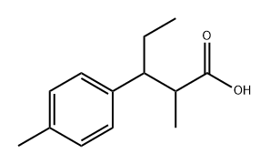 Benzenepropanoic acid, β-ethyl-α,4-dimethyl-|2-甲基-3-(对甲苯基)戊酸