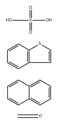 Sulfuric acid, reaction products with benzothiophene, formaldehyde and naphthalene, residues 结构式