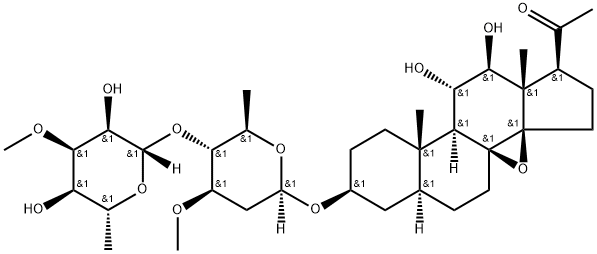 TENACIGENOSIDE A 结构式