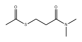 S-(3-(二甲基氨基)-3-氧代丙基)硫代乙酸酯,92065-70-8,结构式