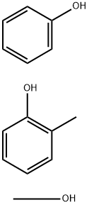 Phenol, reaction products with methanol, o-cresol fraction, distn. residues 结构式