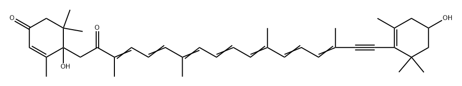 amarouciaxanthin B 结构式