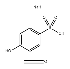 Benzenesulfonic acid, 4-hydroxy-, reaction products with formaldehyde, sodium salts Structure