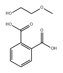 1,2-Benzenedicarboxylic acid, esters with by-products from manuf. of 2-methoxyethanol Struktur