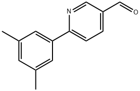 6-(3,5-Dimethylphenyl)nicotinaldehyde,924817-87-8,结构式
