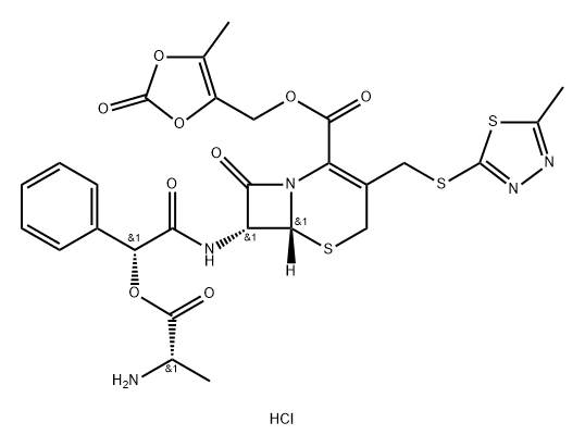 Cefcanel daloxate hydrochloride,92602-21-6,结构式